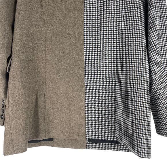 Rails Cody Double Breasted Blazer Mixed Mini Check Pattern Size M - Picture 10 of 12